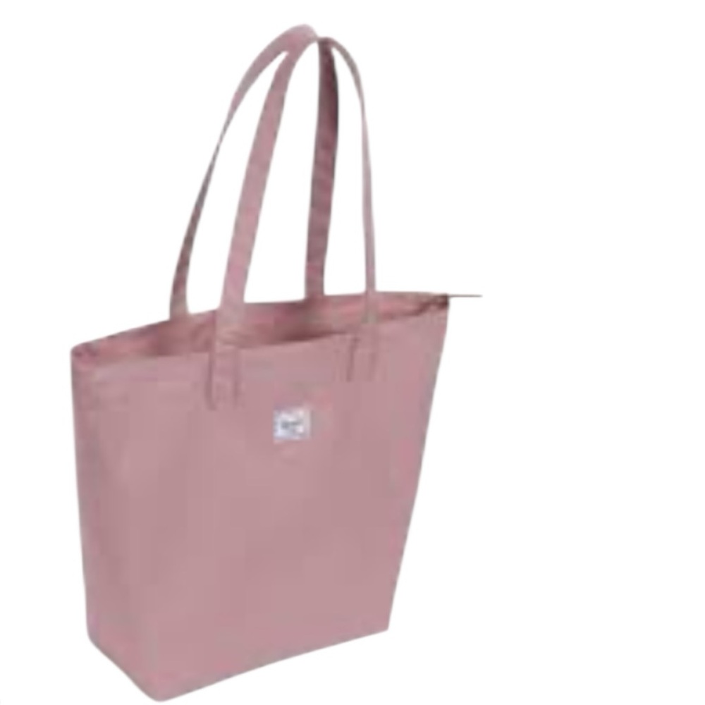 Herschel Supply Company Mica Tote Ash Rose zip closure 2 slip sleeves carryall